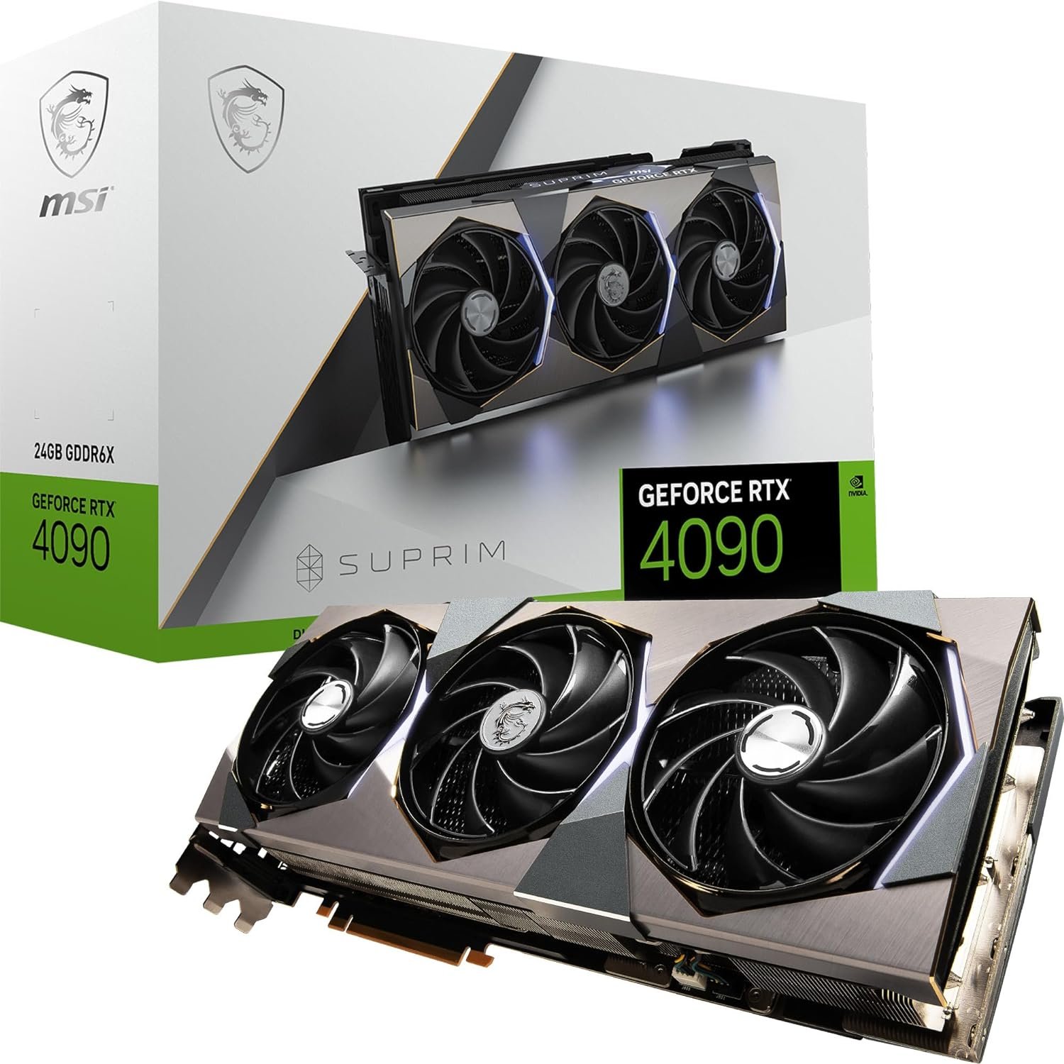 MSI GeForce RTX 4090 SUPRIM X 24G Gaming Graphics Card